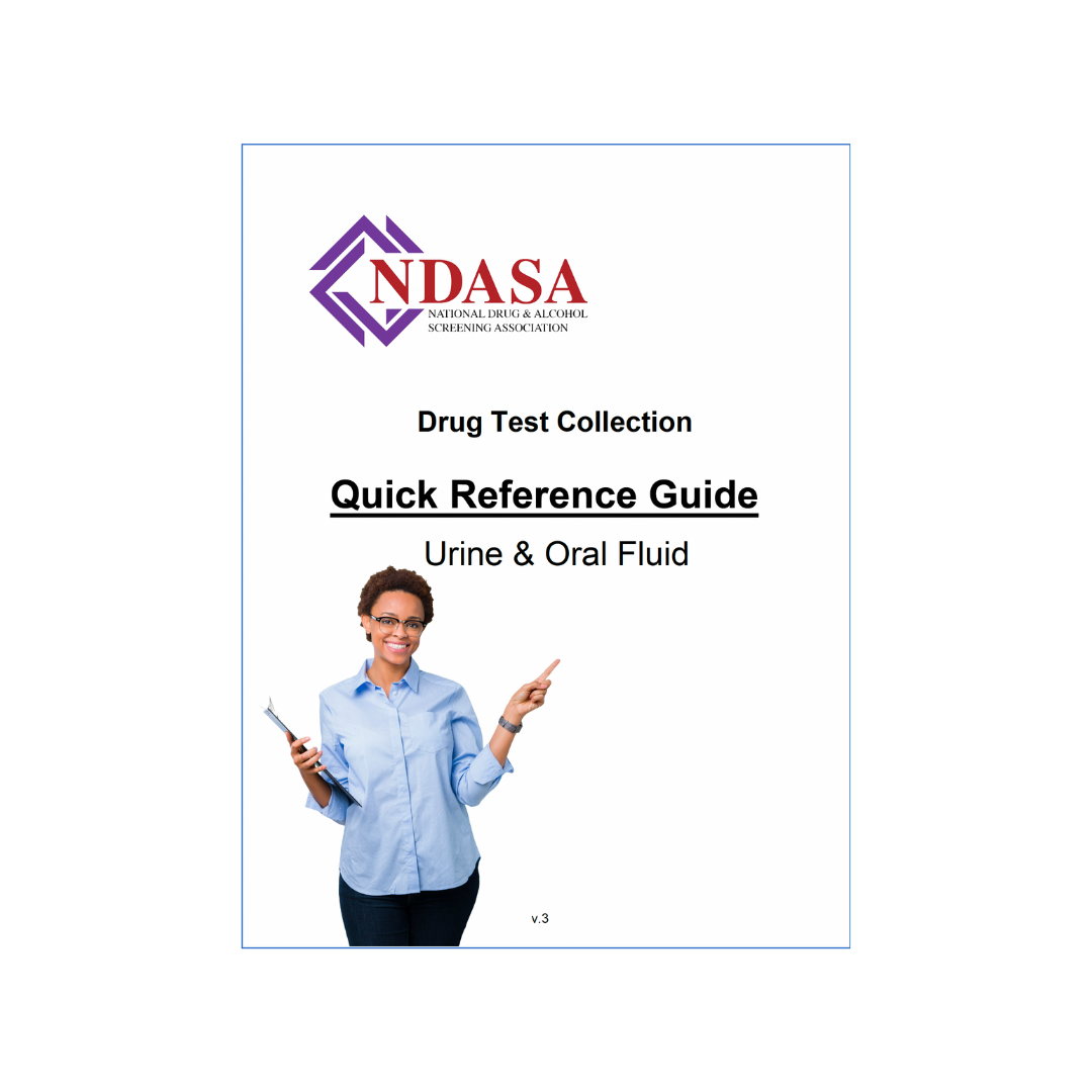 NDASA Drug Test Collection Quick Reference Guide