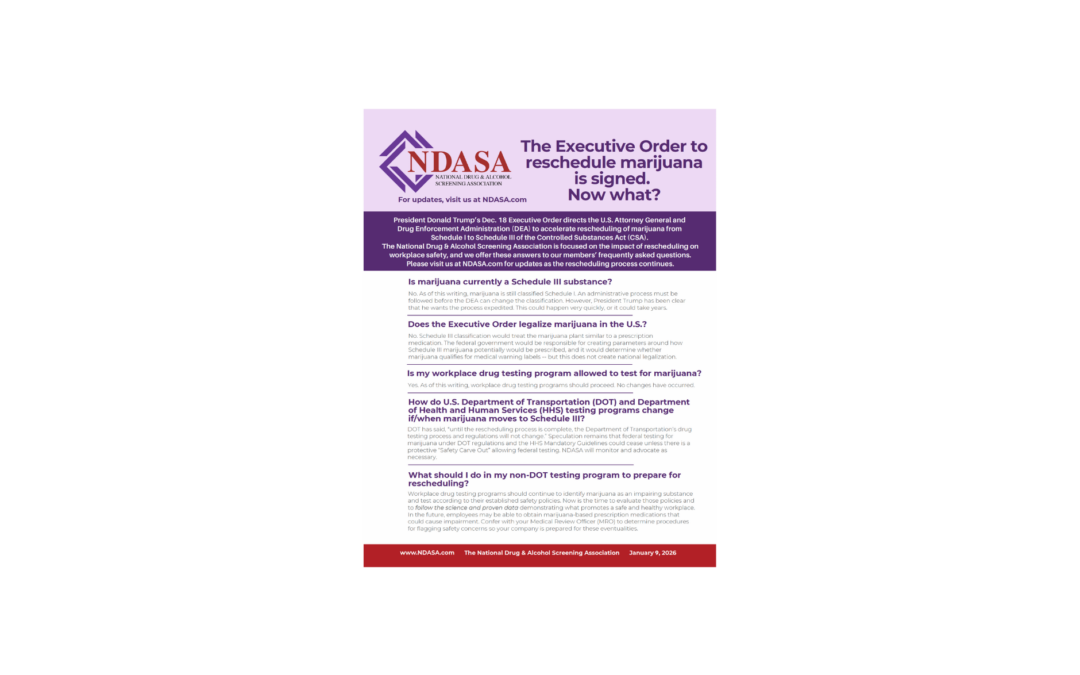 Marijuana Rescheduling Fact Sheet